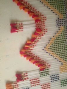 acrylical moti crystal clear toran