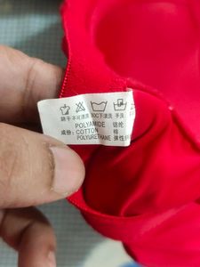 Red Padded Bra new and fix rate