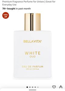 BELLAVITA White Oud Perfume