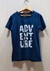 Men's Blue Adventure Graphic T-Shirt