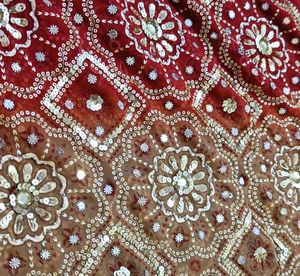 Jaipuri Bandhani Georgette Saree