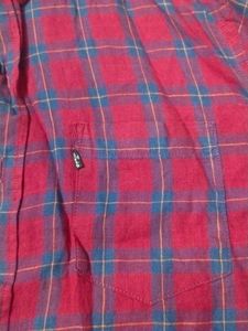 Classic Red Plaid Button-Up Shirt