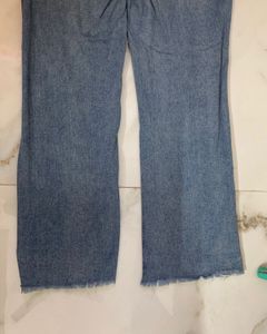 Blue Denim Jeans with slits