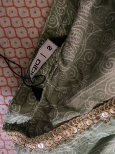 Stylish Green Printed Kurta