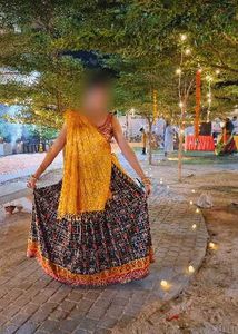 Vibrant Navy blue Lehenga Choli Set
