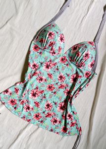 Y2k Trendy Shojo Inspired Halter Neck Bikini T