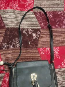 Stylish Black Crossbody Bag