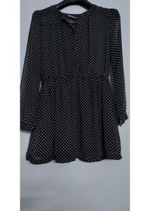 Black Polka Dot Tunic