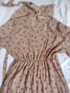 Chic Floral Print Midi Dress