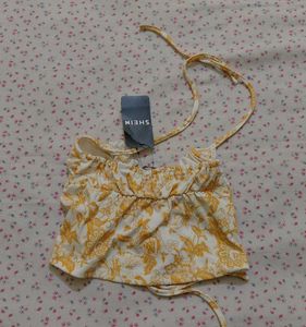 Chic Floral Halter Top