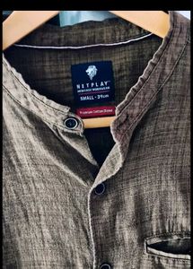 Men's Netplay Brown Shirt