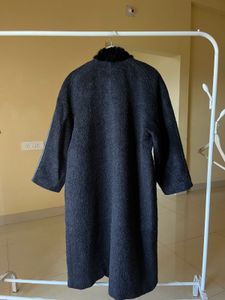 Stylish Wool Blend Overcoat