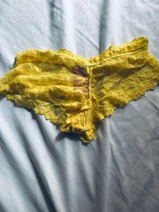 Yellow Lace Briefs