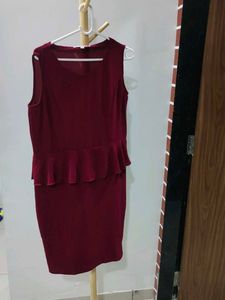 Elegant Peplum Dress