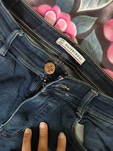 Classic Dark Wash Denim Jeans