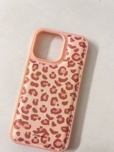 iPhone 13 Pro Animal Print Cover- Pink