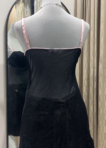 SHORT STORIES Sheer Lingerie Bow Dress