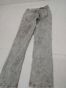 Acid Wash Distressed Jeans