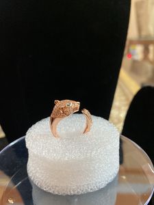 Antitarnish Stone Studded Simba Rosegold Ring