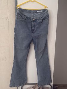 Women's Blue Flared Jeans