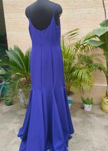 Elegant Blue Maxi Dress