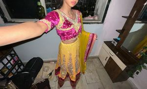 90’ chatpata!! Stunning Yellow &amp; Pink