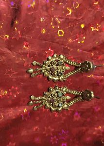 Traditional Indian Gold Earrings