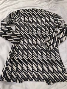 Chic Geometric Print Blazer