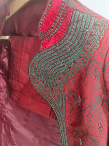 Sherwani With Fine Hand Made Embroidery