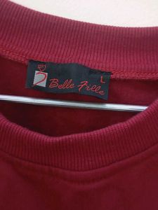 Cozy Maroon Sweatshirt