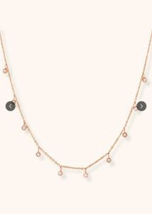 Elegant Rose Gold-Plated Necklace