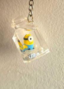 Minion Keychain in a Bottle