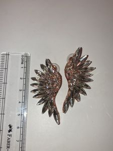 Delicate Angel Wings Stone Earring
