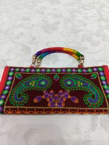 Embroidered Handbag