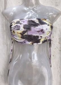 Strapless Tie-Dye Tube Top