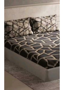 DDECOR Geometric Print Bedsheet Set