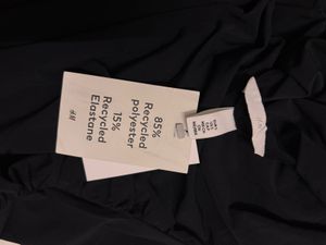 H&amp;M Draped Thong Black Bodysuit (NEW WITH TAG 🏷️)