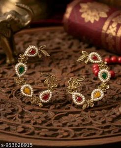 Designer Ethnic Hoop Earrings