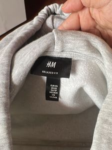 H&amp;M relax fit Grey Hooded Sweatshirt