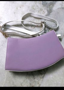 White And Lilac Bag