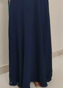 Long Blue skirt
