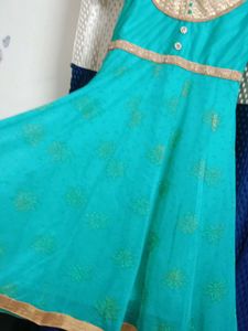 Cute Green Ethnic Dress