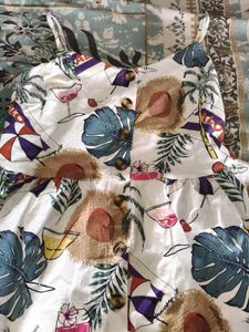 Summer Beach Print Dress