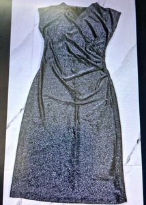 Sparkly Wrap Party Dress