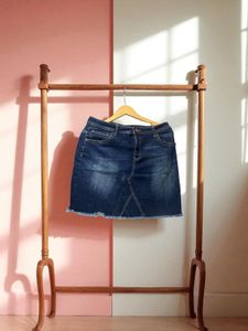 Denim Mini Skirt