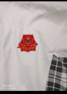 Men's Track Jacket with Plaid Sleeves