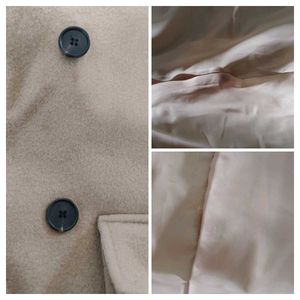 Unisex Elegant Tan Trench Coat