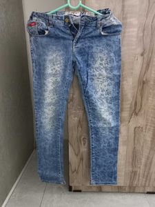 Lee Cooper  Floral Denim Jeans