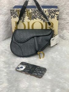 *CHRISTIAN DIOR SADDLE SHOULDER BAG*WD BOX