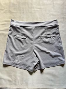 Grey Skort with Built-in Shorts